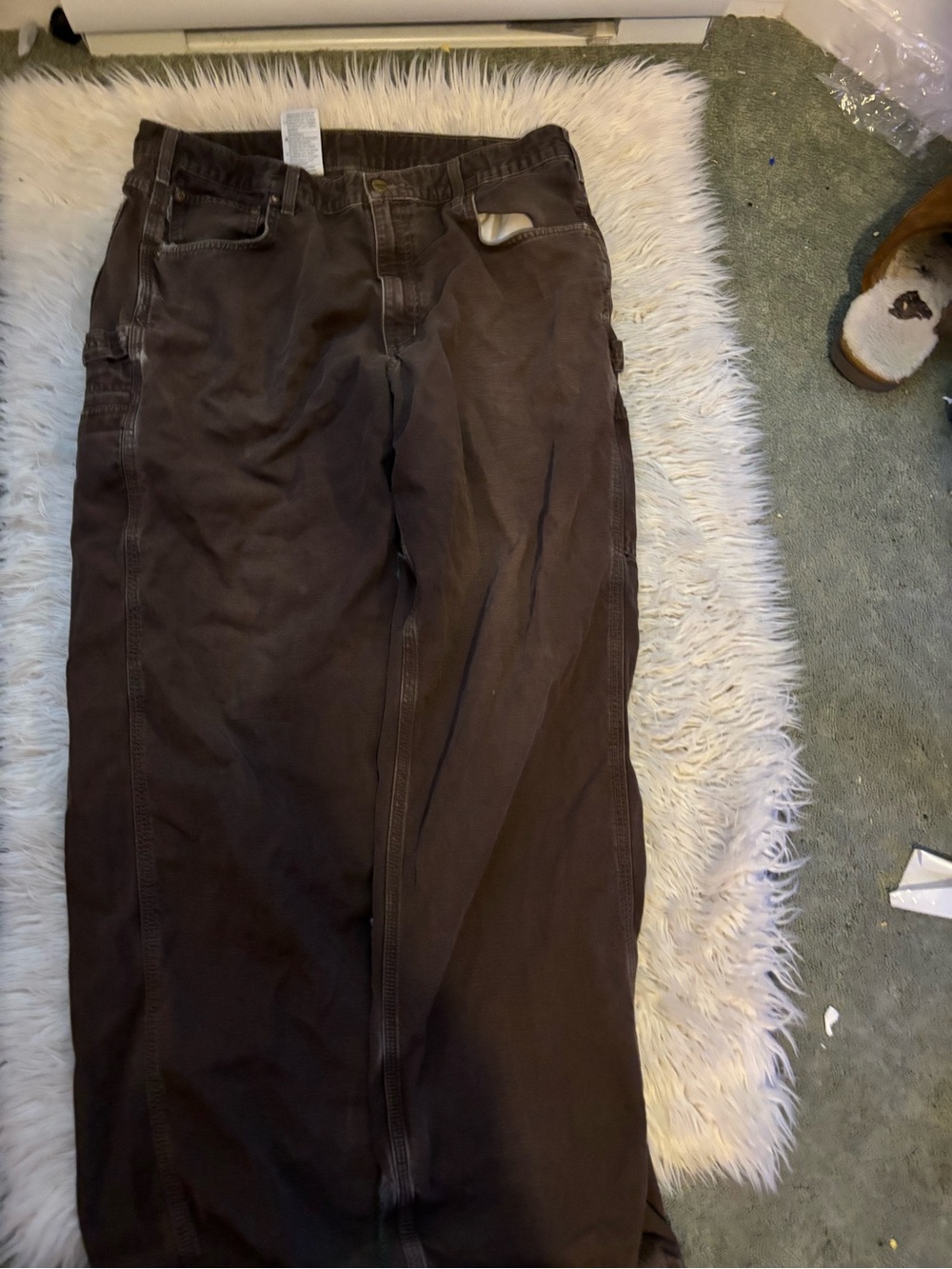 Carhartt Brown Cargo Work Pants